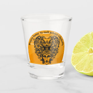 Verre A Shot Apporter l'humour à chaque patient individuellemen