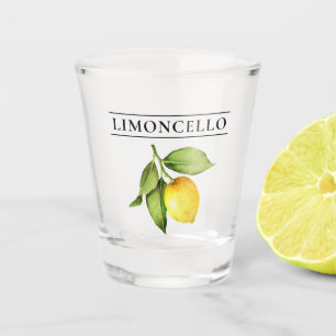 Verre A Shot Aquarelle Citron vert Limoncello