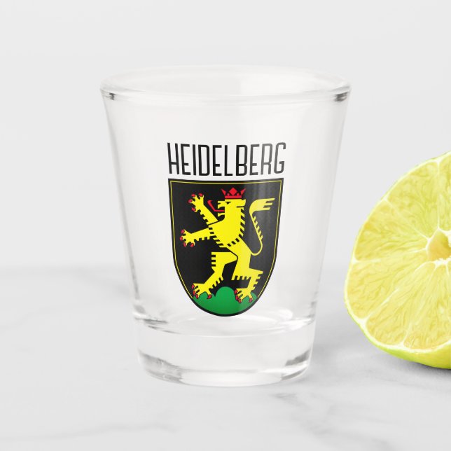 Verre A Shot Armoiries de Heidelberg - ALLEMAGNE (Devant)
