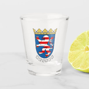 Verre A Shot Armoiries de Hessen (Allemagne)