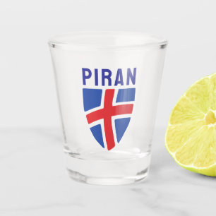 Verre A Shot Armoiries de Piran, Slovénie