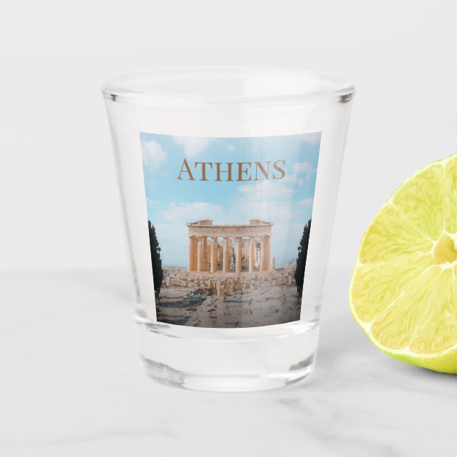 Verre A Shot Athènes Grèce (Devant)