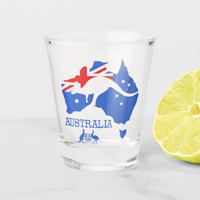 Verre A Shot Australie (Devant)