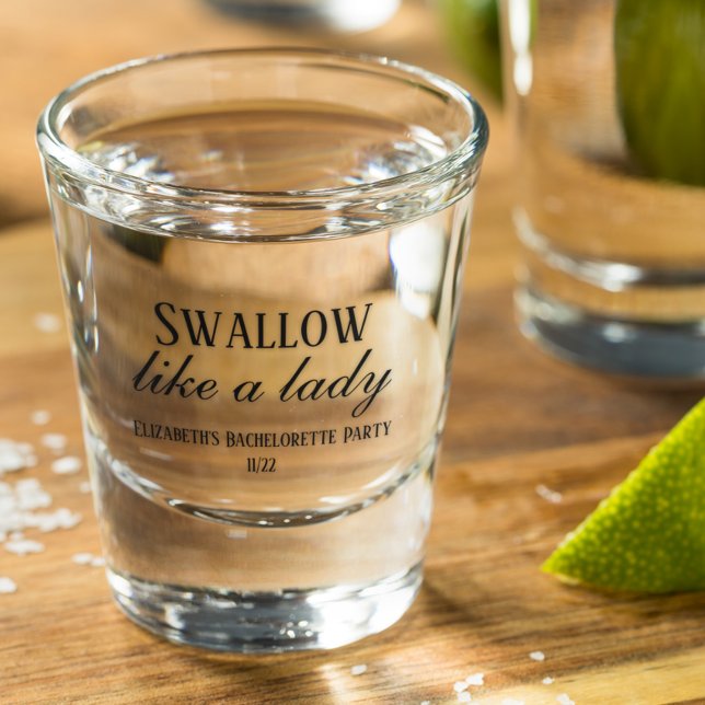 Verre A Shot Avaler comme une Dame Humour Amusant Enterrement d (Créateur téléchargé)