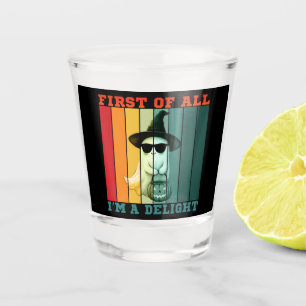 VERRE A SHOT AVANT TOUT JE SUIS UN FANTÔME DRÔLE ET MIGNON