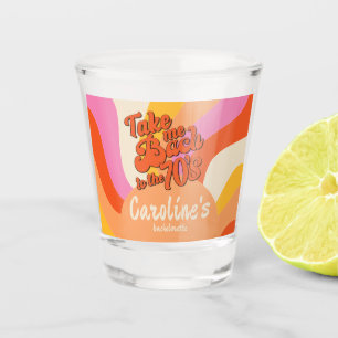 Verre A Shot Bach à les années 70 Retro Super Sunset Bacheloret