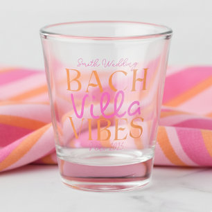 Verre A Shot Bach Villa Vibes - Pink and Orange Tropical