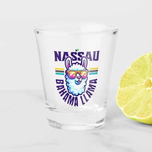 Verre A Shot Bahamas Souvenir Cadeau : Nassau Bahamas Bahama Ll (Devant)