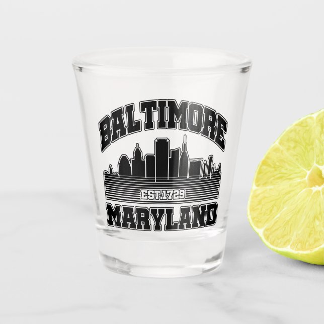 Verre A Shot Baltimore, Maryland (Devant)