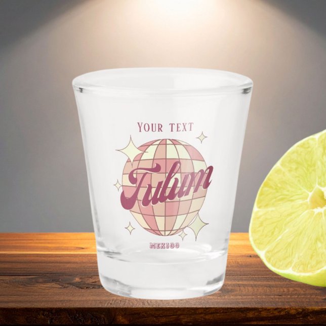 Verre A Shot bar à boissons de souvenir de Tulum Mexique (Créateur téléchargé)