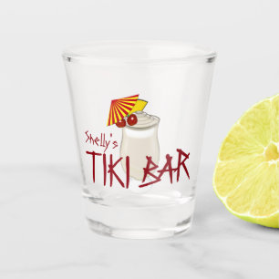 Verre A Shot Barre Tiki du nom personnalisé