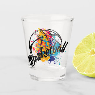 Verre A Shot Basket aquarelle