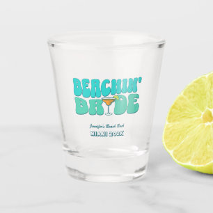Verre A Shot Beach Bachelorette Party Super Beachin Bride