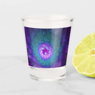 Verre A Shot Beauté florale Abstraite Fleur d'art fractionnée c