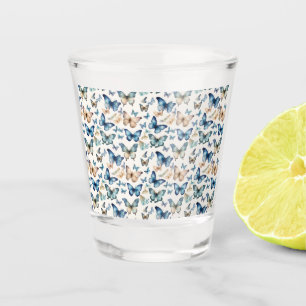 Verre A Shot Beautés Papillons