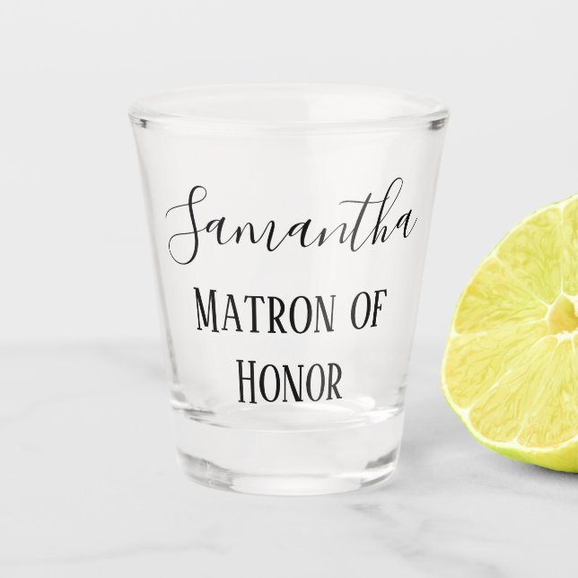 Verre A Shot Belle dame de honneur (Devant)