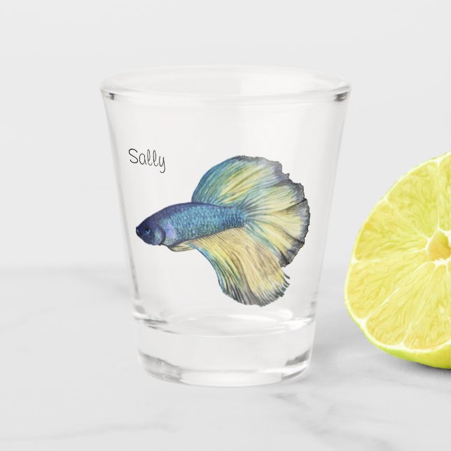 Verre A Shot Betta fish (Devant)