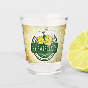Verre A Shot Bières du jour Saint Patrick