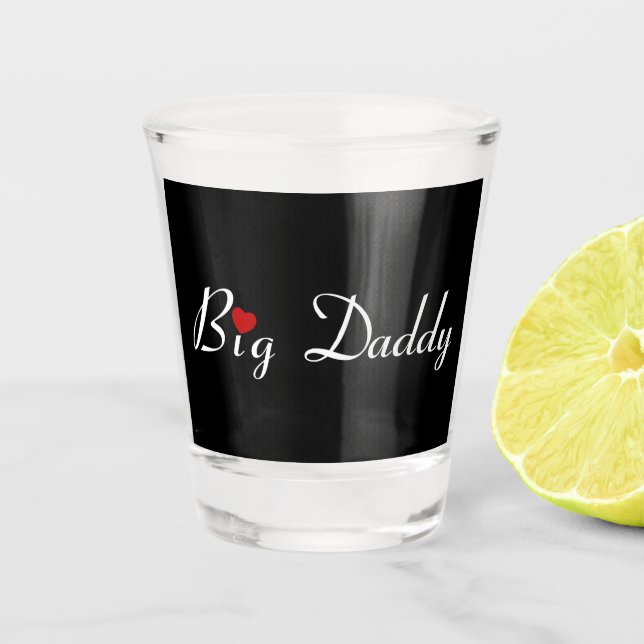 Verre A Shot Big Daddy avec Red Heart (Devant)