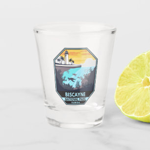 Verre A Shot Biscayne National Park Florida Emblem