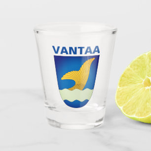Verre A Shot Blason de Vantaa (Finlande)
