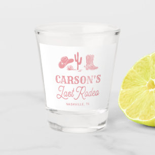 Verre A Shot Blush rose Dernier Rodéo Cowgirl Bachelorette Part