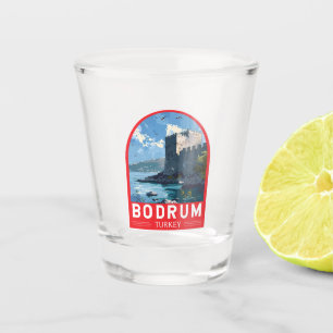 Verre A Shot Bodrum Castle Turkey Travel Art Vintage