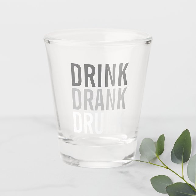 Verre A Shot Boire Boire ivre ivre | Drôle (Créateur téléchargé)