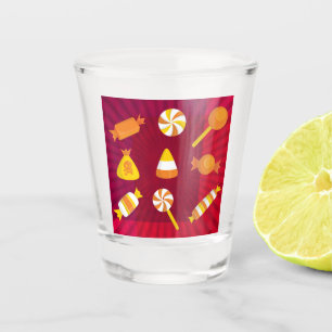 Verre A Shot Bonbons d'Halloween PopArt