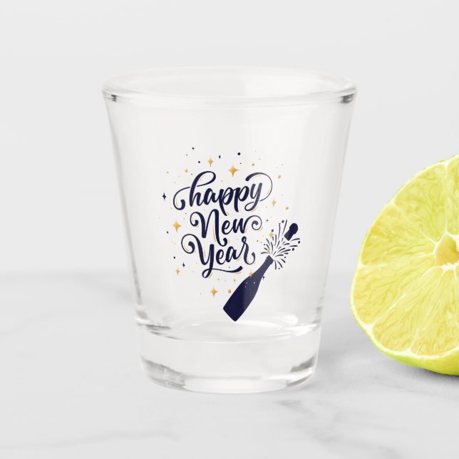Verre A Shot Bonne année (Devant)