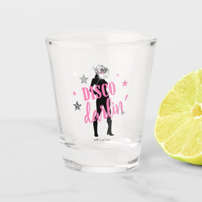 Verre A Shot Boots 'n Bling Bachelorette Disco Darlin' ID925 (Devant)