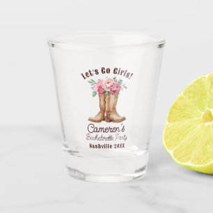 Verre A Shot Bottes de cowgirl personnalisées et enterrement de