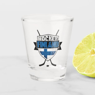 Verre A Shot Bouclier finlandais de hockey Suomi