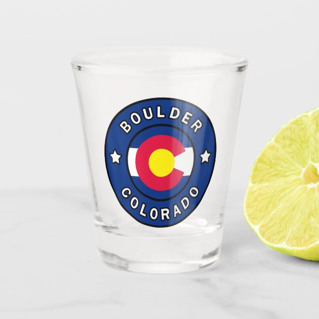 Verre A Shot Boulder Colorado (Devant)