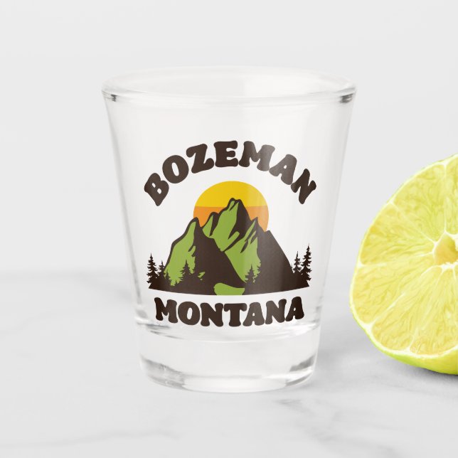 Verre A Shot Bozeman, Montana (Devant)