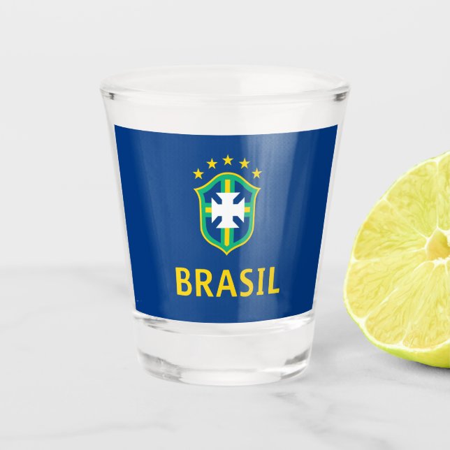 Verre A Shot Brasil jaune (Devant)