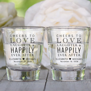 Verre A Shot Bravo D'Aimer Le Rire Heureusement Jamais Après Ma