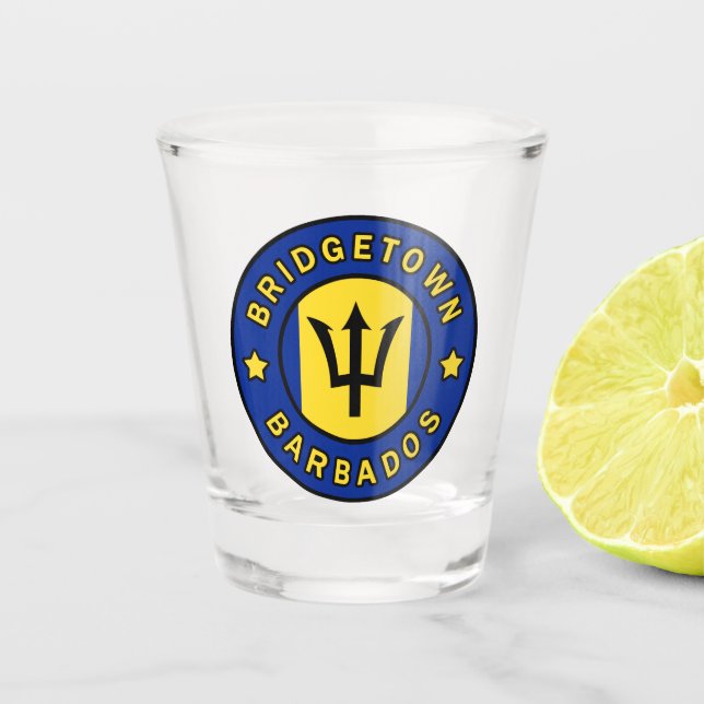 Verre A Shot Bridgetown Barbade (Devant)