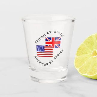 Verre A Shot British par Birth American par choix
