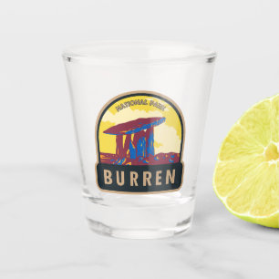 Verre A Shot Burren National Park Irlande Travel Art Vintage