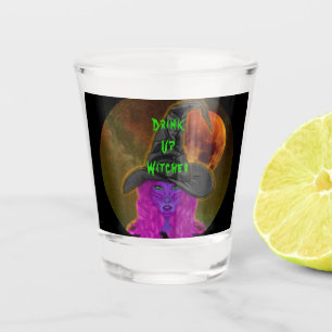 Verre A Shot Buvez Sorcières Halloween