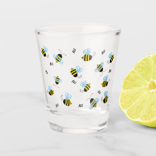 Verre A Shot Buzzing Bumble Bees Honeybees