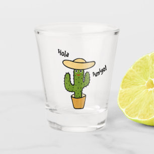 Verre A Shot Cactus mexicain mignon