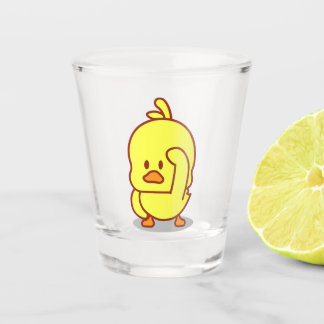 Verre A Shot Cadeau Amoureux des animaux en caoutchouc de canar