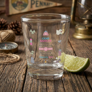 Verre A Shot Cadeau de fête de Bachelorette de Camp Bach Wilder