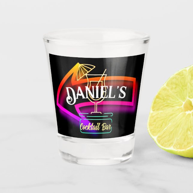 Verre A Shot Cadeau personnalisé Bartender (Devant)