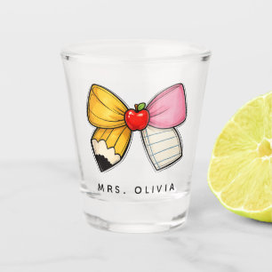 Verre A Shot Cadeau personnalisé pour enseignant Enseignant s