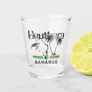 Verre A Shot Cadeau souvenir Bahamas : Eleuthera Bahamas Drapea