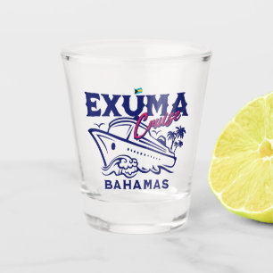 Verre A Shot Cadeau souvenir Bahamas : Exuma Bahamas Cruise