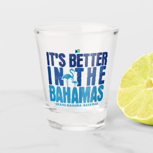 Verre A Shot Cadeau souvenir Bahamas : Grande Bahama Bahamas Cr